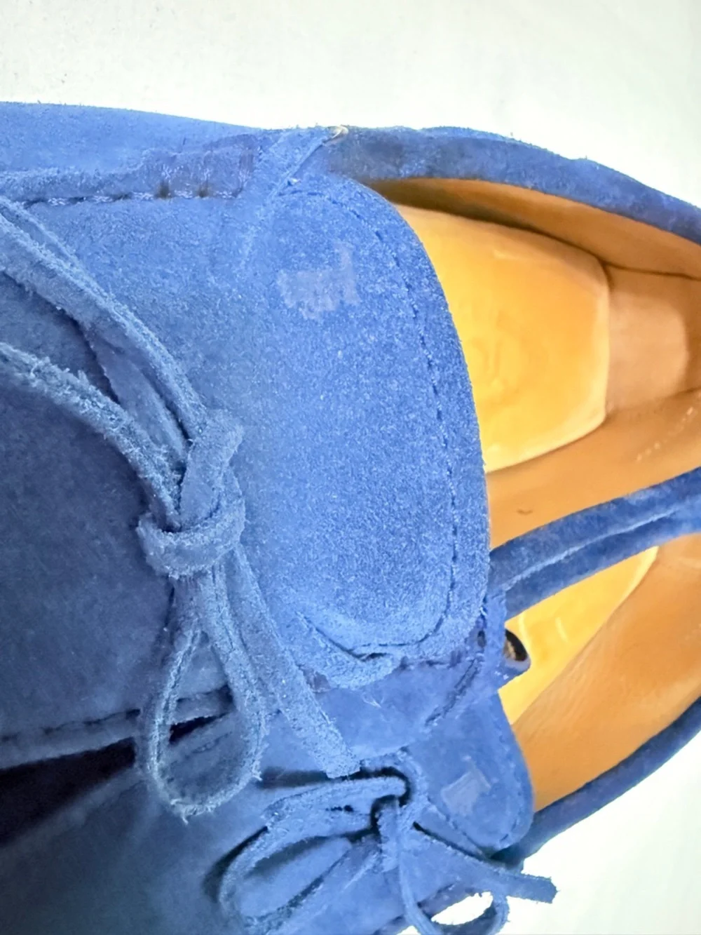 Tod’s Gommino Blue Suede Driving Loafers Men’s 7 Italy
